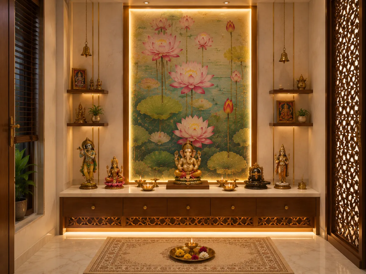 Lotus Design Poster Tiles